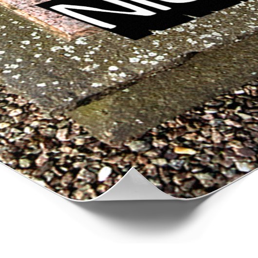 Nietzsche ist tot poster (Ecke)