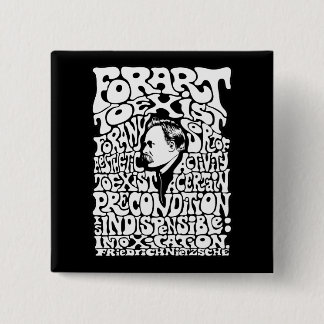 Nietzsche - Kunst Button