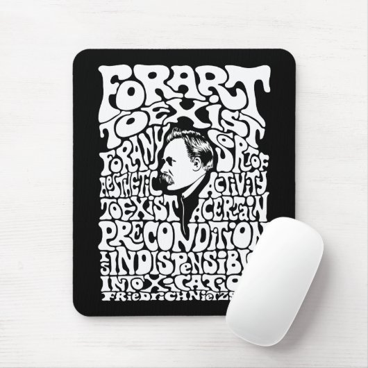 Nietzsche - Kunst Mousepad (Mit Mouse)