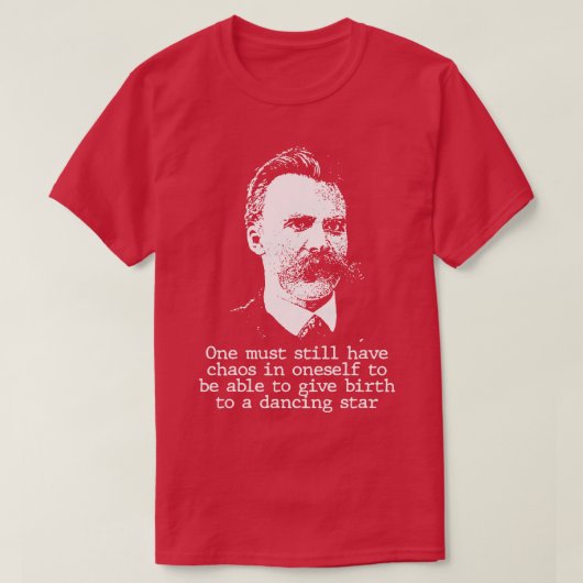Nietzsche Meme Nietzsche T-Shirt (Design vorne)
