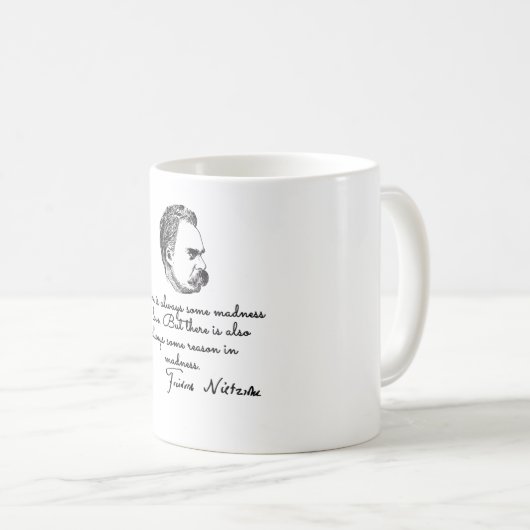 Nietzsche Philosoph Kaffeetasse (VorderseiteRechts)