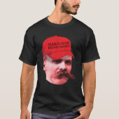 Nietzsche Philosoph Trump Hat Gott gestorben T-Shirt (Vorderseite)