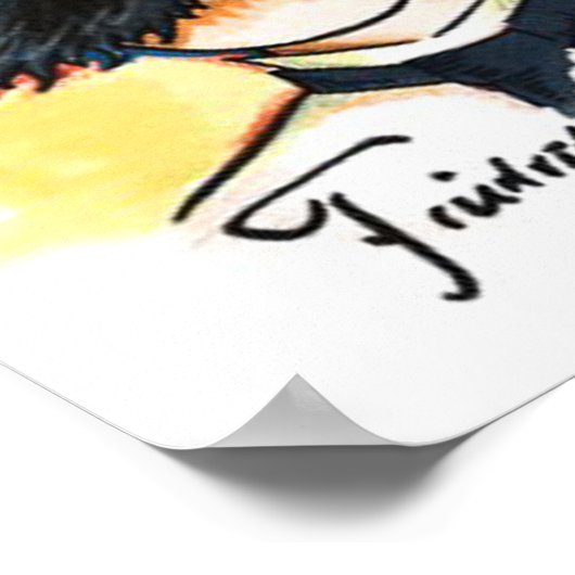 Nietzsche Poster 11" x 8,5" (Ecke)