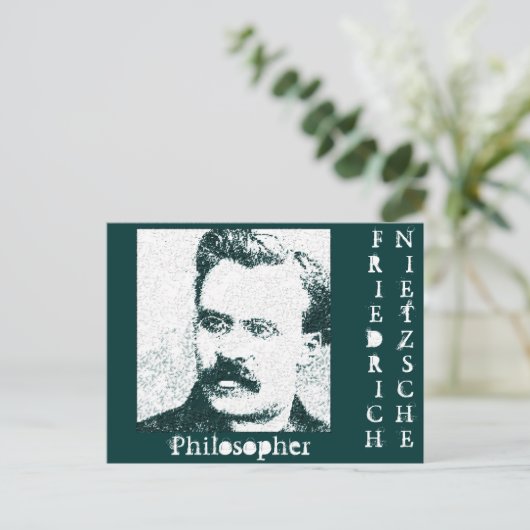 Nietzsche Postkarte (Stehend Vorderseite)