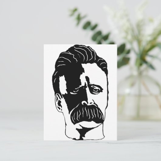 Nietzsche Postkarte (Stehend Vorderseite)
