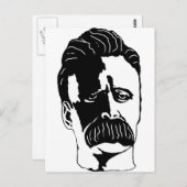 Nietzsche Postkarte (Vorne/Hinten)