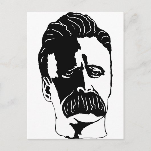 Nietzsche Postkarte (Vorderseite)