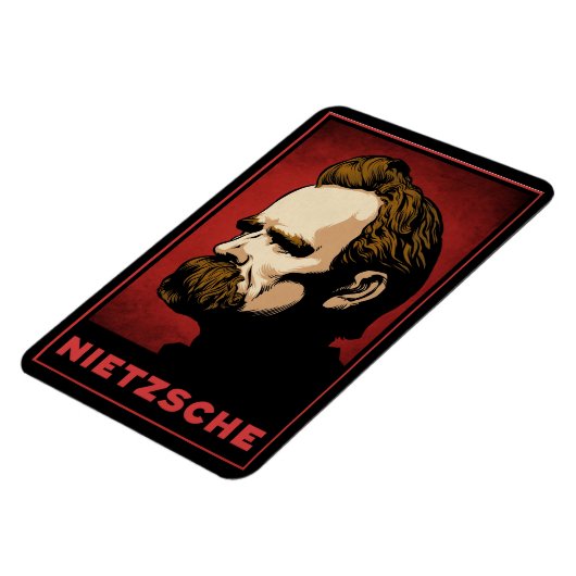 Nietzsche Premium Flexi Magnet (Linke Seite)
