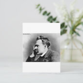 Nietzsche "Pride Vs Memory" - Biotopartikel/T-Shir Postkarte (Stehend Vorderseite)