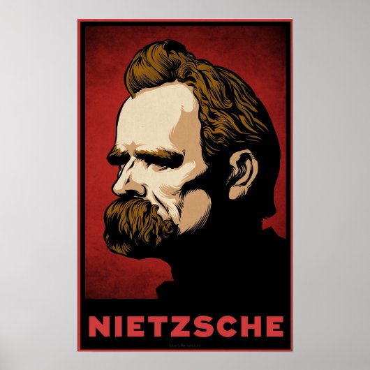 Nietzsche Print Poster (Vorne)