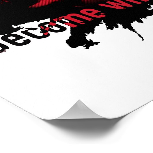 Nietzsche Print - Werden Sie, wer Sie sind Poster (Ecke)