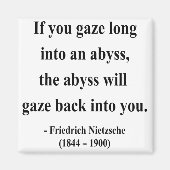 Nietzsche Quote 4a Magnet (Vorne)
