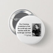 Nietzsche Quote 8b Button (Vorne & Hinten)
