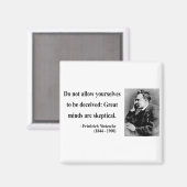 Nietzsche Quote 9b Magnet (Vorderseite/Rückseite)