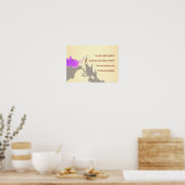 Nietzsche Quote Cartoon Er, der gegen Monster kämp Poster (Küche)