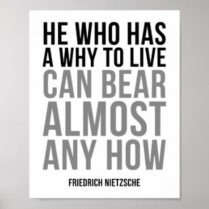 Nietzsche Quotes Poster