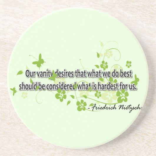 Nietzsche Sandstein Untersetzer (Vorne)