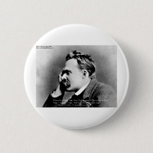 Nietzsche "Stolz Vs Erinnerung" Weisheits-Zitat Ge Button
