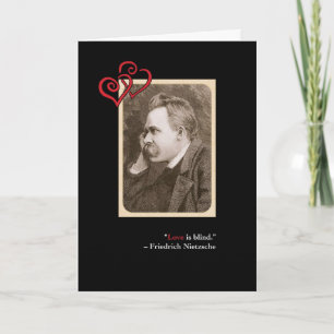 Nietzsche Sweet Valentine's Day Card #1 Feiertagskarte