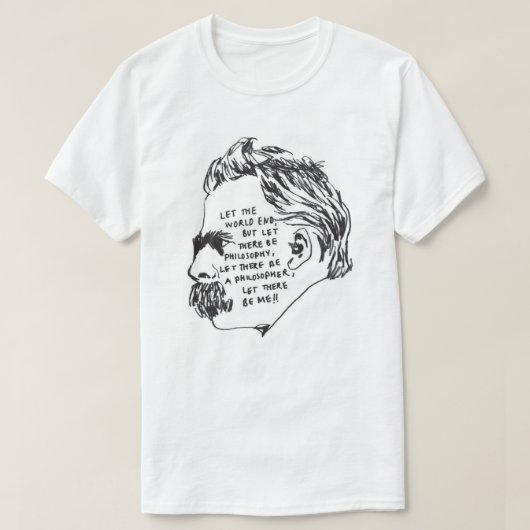 Nietzsche T-Shirt (Design vorne)