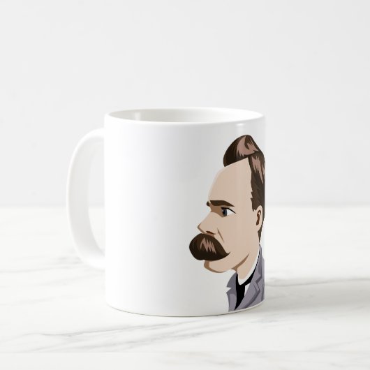 Nietzsche Tasse (Vorderseite Links)
