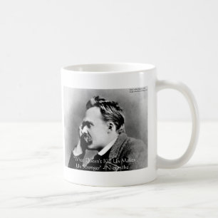 Nietzsche "Tötet dich nicht" Quote Geschenke & T-S Kaffeetasse