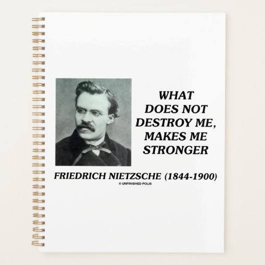 Nietzsche, was mich nicht zerstört, macht mich stä planer (Vorderseite)