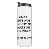Nietzsche, was mich nicht zerstört, macht mich stä thermosbecher (Nach rechts gedreht)