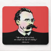 Nietzsche - Wirklichkeit der Kunst-V. Mousepad (Vorne)