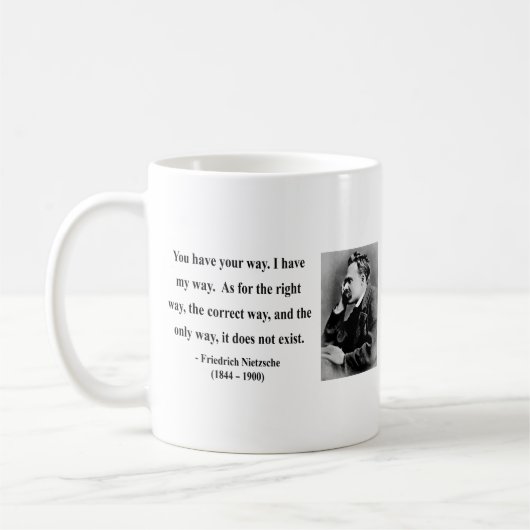 Nietzsche Zitat 1b Kaffeetasse (Links)