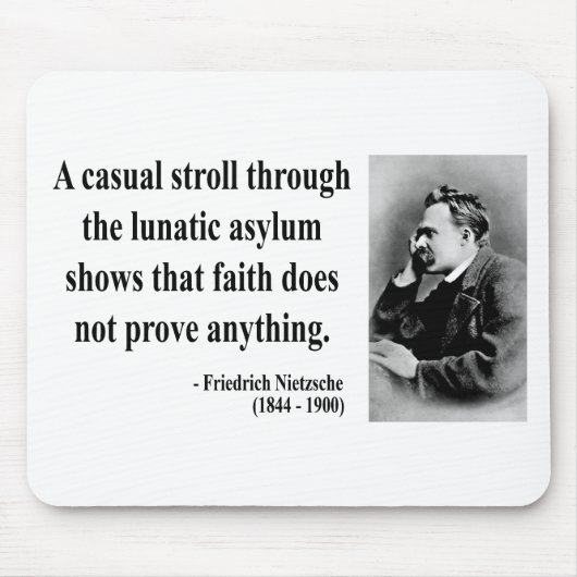 Nietzsche Zitat 1b Mousepad (Vorne)