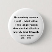 Nietzsche Zitat 2a Button (Vorderseite)
