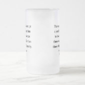 Nietzsche Zitat 2a Mattglas Bierglas (Mittel)