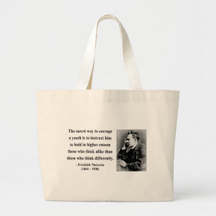 Nietzsche Zitat 2b Jumbo Stoffbeutel