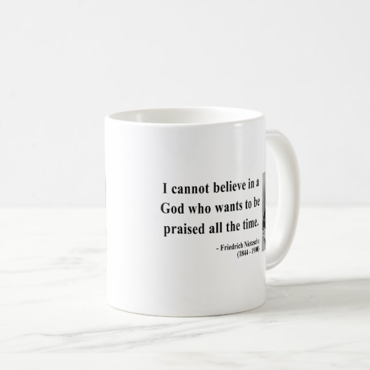 Nietzsche Zitat 2b Kaffeetasse (VorderseiteRechts)