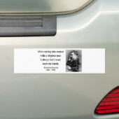 Nietzsche Zitat 3b Autoaufkleber (Auf Auto)