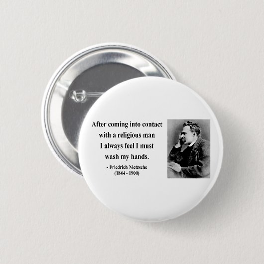 Nietzsche Zitat 3b Button (Vorne & Hinten)