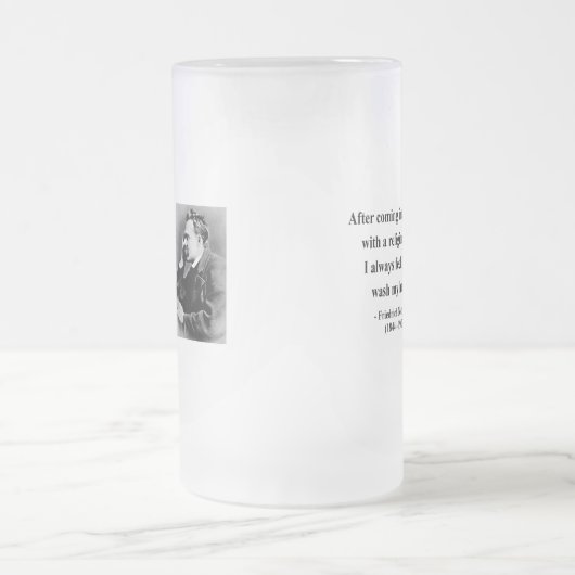 Nietzsche Zitat 3b Mattglas Bierglas (Mittel)