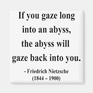 Nietzsche Zitat 4a Magnet