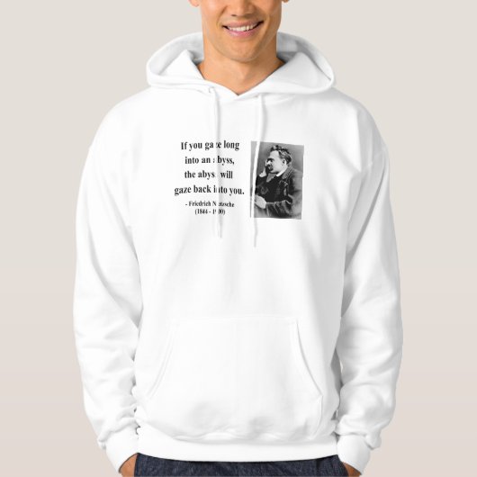 Nietzsche Zitat 4b Hoodie (Vorderseite)
