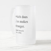 Nietzsche Zitat 5a Mattglas Bierglas (Vorderseite Links)