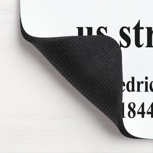 Nietzsche Zitat 5a Mousepad (Ecke)