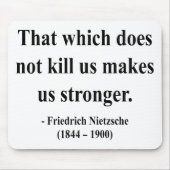 Nietzsche Zitat 5a Mousepad (Vorne)