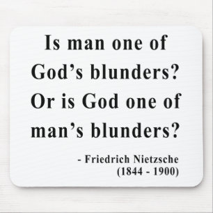 Nietzsche Zitat 6a Mousepad