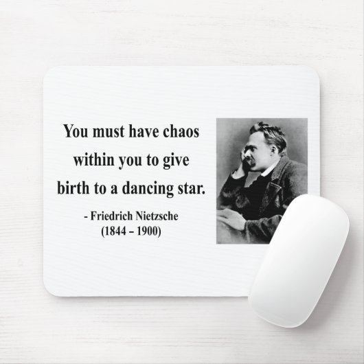 Nietzsche Zitat 6b Mousepad (Mit Mouse)