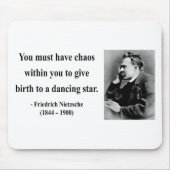 Nietzsche Zitat 6b Mousepad (Vorne)