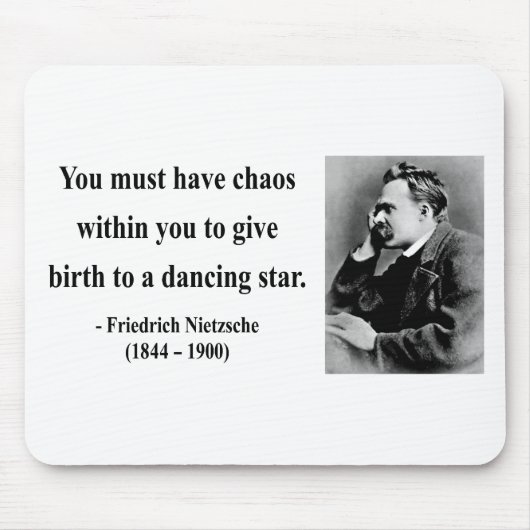 Nietzsche Zitat 6b Mousepad (Vorne)