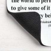 Nietzsche Zitat 7b Mousepad (Ecke)
