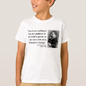 Nietzsche Zitat 7b T-Shirt (Vorderseite)