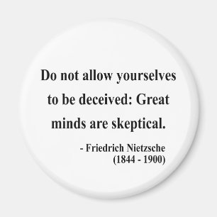 Nietzsche Zitat 9a Magnet